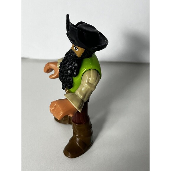 Fisher-Price Imaginext Blackbeard Pirate From Lair Action Figure - Picture 4 of 6